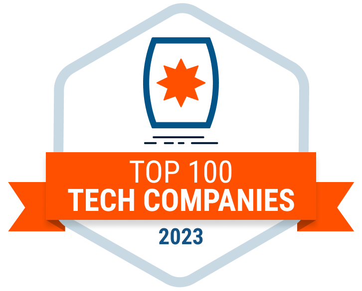 Powderkeg Top 100 Tech Companies 2023 Logo